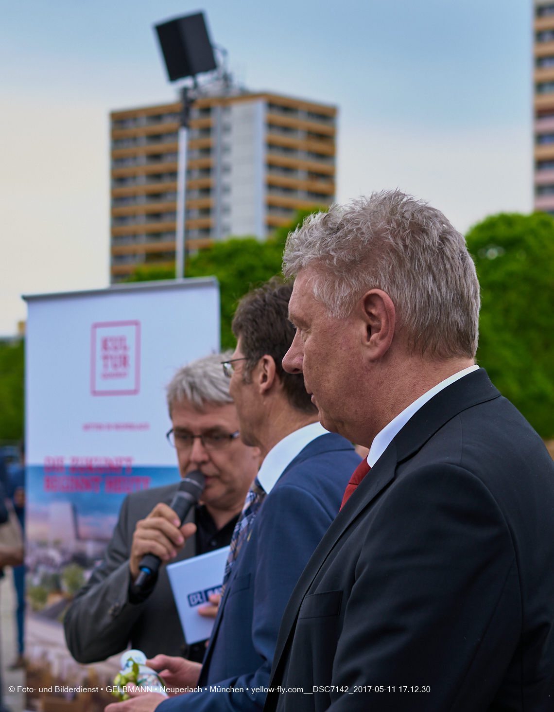 11. Mai 2017 - Grundsteinlegung für die LOGE und dem Kulturquadrat in Neuperlach